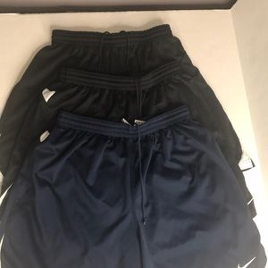 Bundle of three pair of Nike shorts